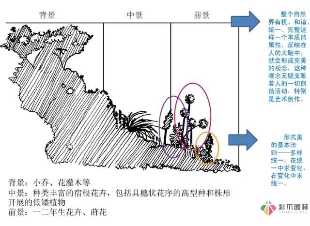 花園設(shè)計中該如何營造美麗的花境